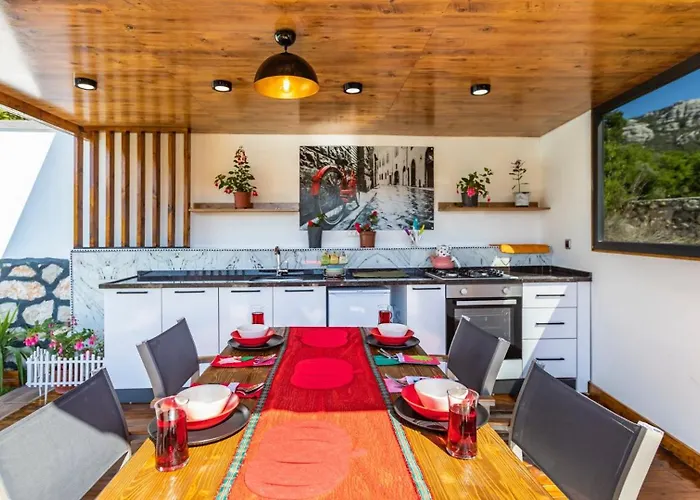 Villa Saribelen Village 2 Bedroom With Garden And Private Pool Kalkan
